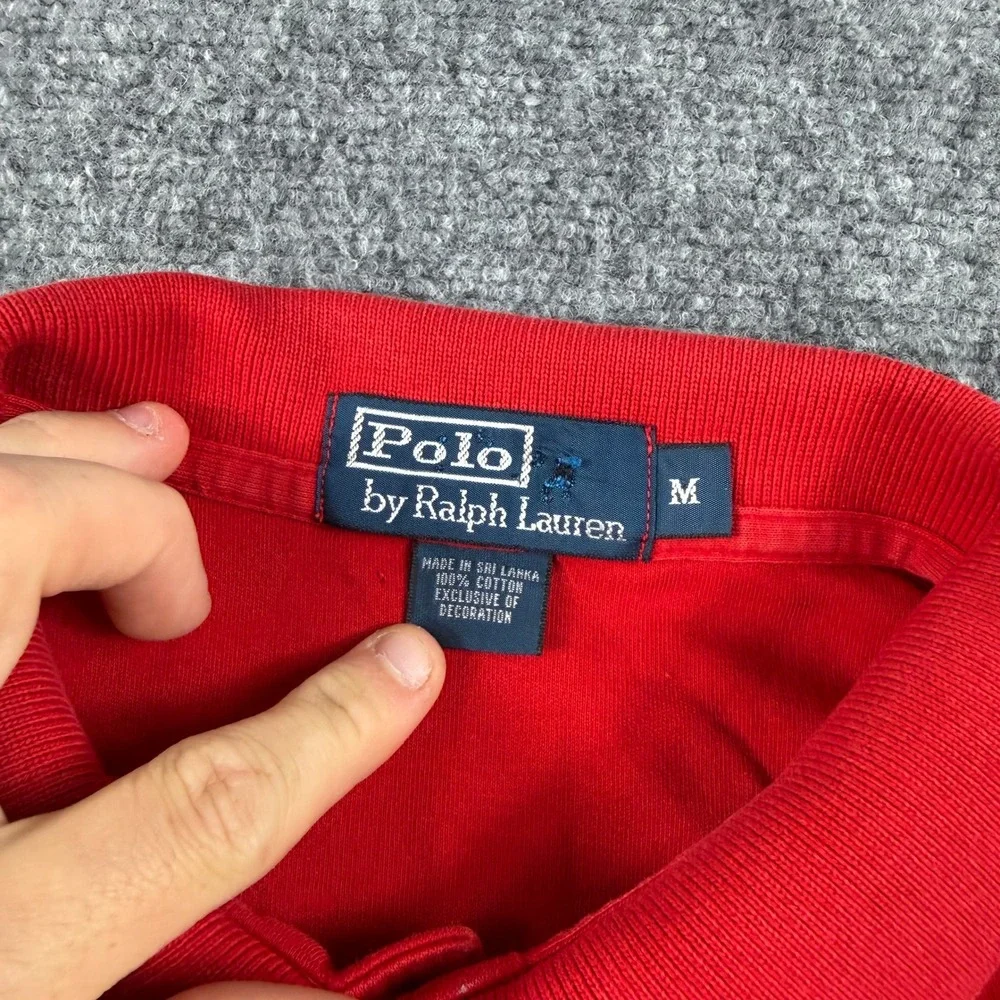 Polo Ralph Lauren Polo Shirt Mens M Red Maroon Bundle 2pk Cotton Short Sleeve